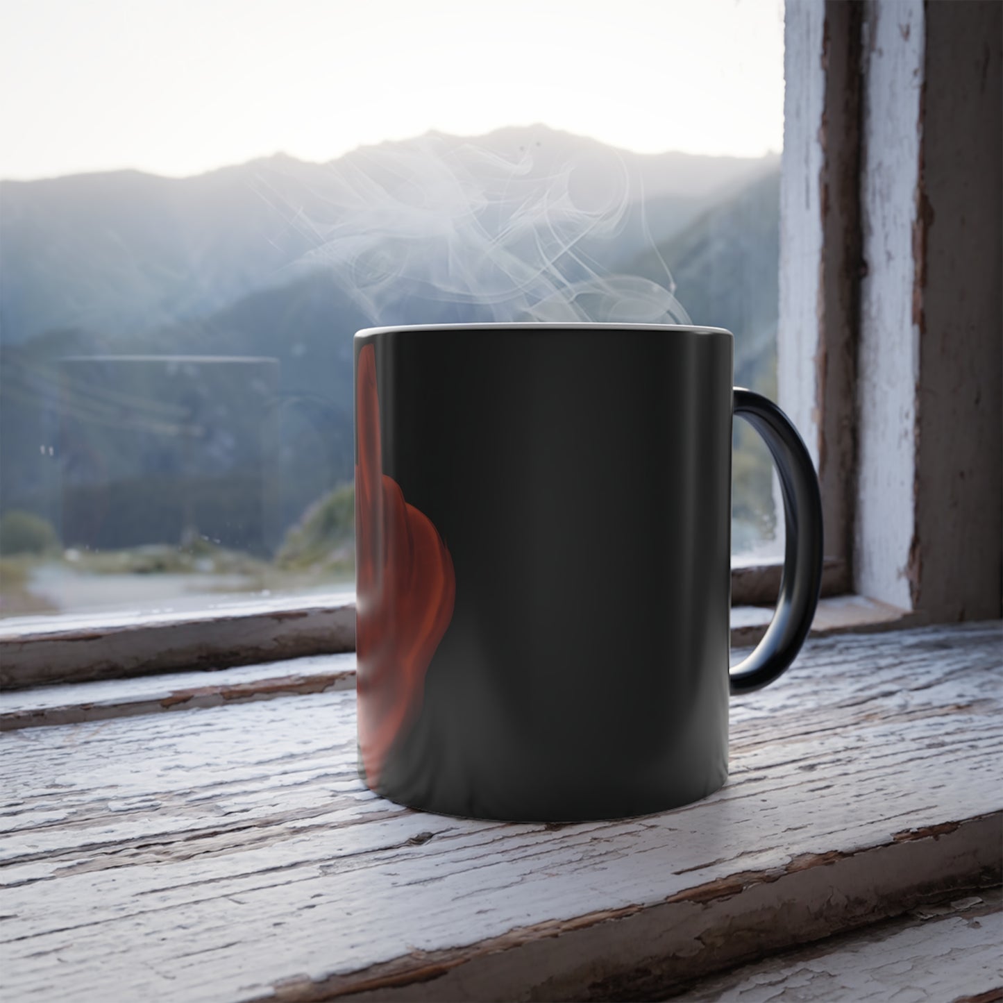 11 oz Color Morphing Mug - The Flaming Finger